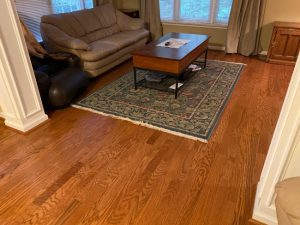 hardwood flooring in home